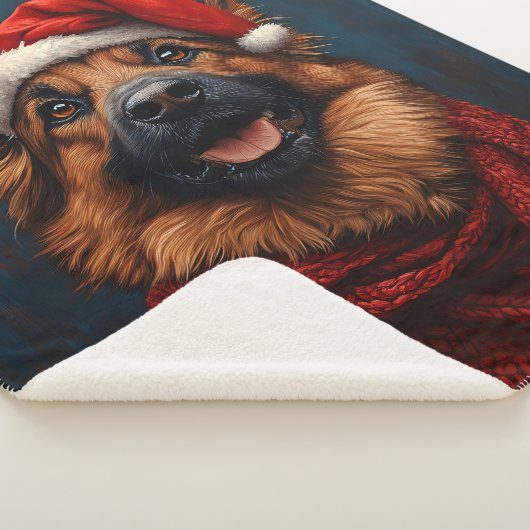 サンタハットに住むドイツ人の羊飼い シェルパブランケット (3/4)