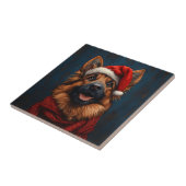 サンタハットに住むドイツ人の羊飼い タイル (側面)