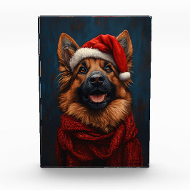 サンタハットに住むドイツ人の羊飼い フォトブロック