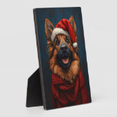 サンタハットに住むドイツ人の羊飼い フォトプラーク (側面)