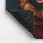 サンタハットに住むドイツ人の羊飼い マウスパッド (コーナー)