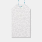 サンタハットに咲く可愛いクリスマスペンギン ギフトタグ (裏面)