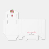 サンタハットに咲く可愛いクリスマスペンギン フェイバーボックス (折り畳みなし)