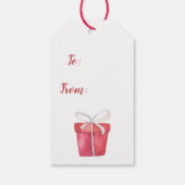 サンタハットに登場するメリークリスマスディアー ギフトタグ (裏面)