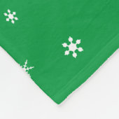 サンタハットに登場する可愛いアシカ フリースブランケット (角)