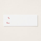 サンタハットに登場する、かわいいマンガのミュー・クリスマス猫 (裏面)