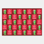 サンタハットのかわいい品揃えクリスマスのLGM ラッピングペーパーシート (正面2)