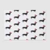 サンタハットのクリスマスにダシュント 薄葉紙 (正面)