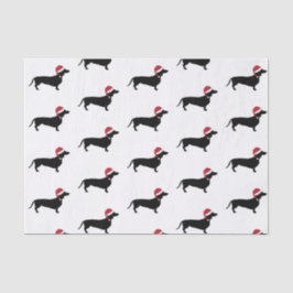 サンタハットのクリスマスにダシュント 薄葉紙