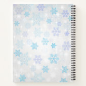 サンタハットのクリスマスを着たかわいいカワウソ ノートブック (裏面)