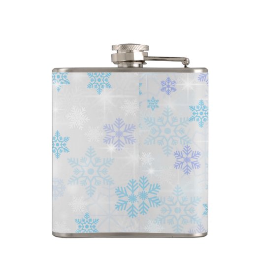 サンタハットのクリスマスを着たかわいいカワウソ フラスク (裏面)