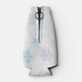 サンタハットのクリスマスを着たかわいいカワウソ ボトルクーラー (裏面)