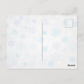 サンタハットのクリスマスを着たかわいいカワウソ ポストカード (裏面)