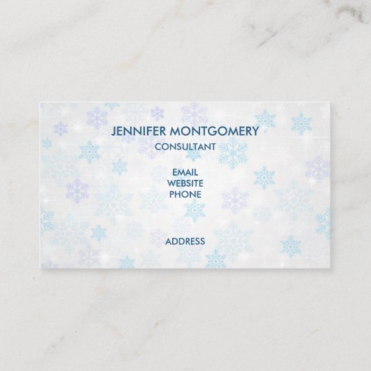 サンタハットのクリスマスを着たかわいいカワウソ 名刺 (裏面)