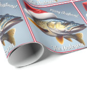 サンタハットのクリスマスを着たワルツ ラッピングペーパー (ロールコーナー)