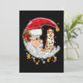 サンタハットのクリスマスツリーが灯る犬・秋田 招待状 (スタンド正面)