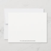 サンタハットのグリーティングカードに登場するメリークリスマスホース 招待状 (裏面)