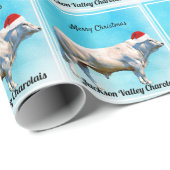 サンタハットのチャロライスブル ラッピングペーパー (ロールコーナー)