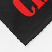 サンタハットのトランプ私はクリスマスファンのために家に帰る フリースブランケット (角)