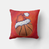 サンタハットのバスケットボール クッション (裏面)