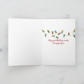 サンタハットのラグドール猫 カード (内部)