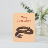 サンタハットのラトルズナケ シーズンポストカード (スタンド正面)