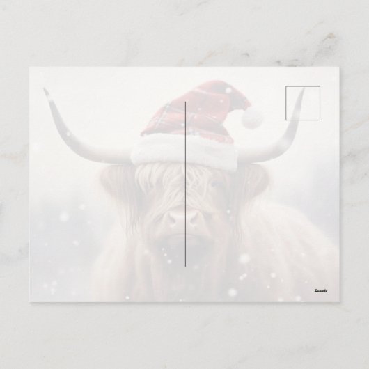 サンタハットの予算でクリスマスを祝う シーズンポストカード (裏面)