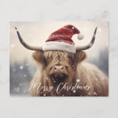 サンタハットの予算でクリスマスを祝う シーズンポストカード (正面)