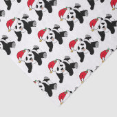 サンタハットの休日に可愛いクリスマスパンダ 薄葉紙 (詳細)