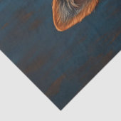 サンタハットの切り離しのドイツの羊飼い 薄葉紙 (詳細)