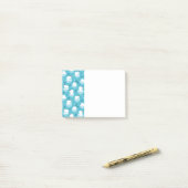 サンタハットの可愛いホッキョクグマのクリスマスパターン ポストイット (デスク上)