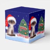 サンタハットの猫 フェイバーボックス (裏面サイド)