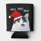 サンタハットの猫 缶クーラー (裏面)