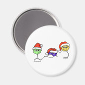 サンタハットの神経伝達物質 マグネット (正面/裏面)