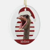 サンタハットを使った陽気なクリスマスダリッチ セラミックオーナメント (右)