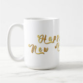 サンタハットを着たかわいい犬 コーヒーマグカップ (左)