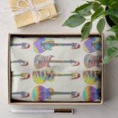 サンタハットを着たギタカラフルー 薄葉紙 (ギフト)