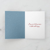 サンタハットを着たセイウチ シーズンカード (内部)