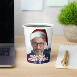 サンタハットを着る | オフィおもしろいスホリデーパーティー 紙コップ