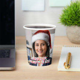 サンタハットを着る | オフィおもしろいスホリデーパーティー 紙コップ