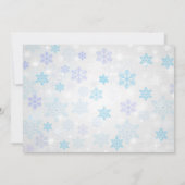 サンタハットを美しく身に着けたかわいい素晴らしカワウソ 招待状 (裏面)