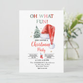 サンタハットオハイドーおもしろいクリスマスパーティー 招待状 (スタンド正面)