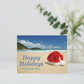 サンタハットオンビーチ シーズンポストカード (スタンド正面)