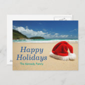 サンタハットオンビーチ シーズンポストカード (正面/裏面)