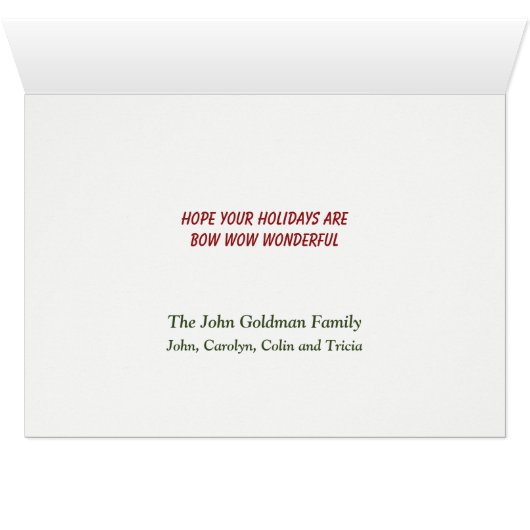 サンタハットオーストラリアの羊飼い子犬のクリスマス (内部横(下))