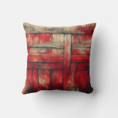 サンタハットカントリーフェスティバルのクリスマス クッション (裏面)