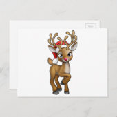 サンタハットカートンクリスマストナカイ シーズンポストカード (正面/裏面)