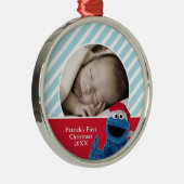 サンタハットクッキーの怪獣 |名前の追加 メタルオーナメント (右)