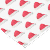 サンタハットクリスマスウィンターレッドレトロヴィンテージ テーブルクロス (アングル)