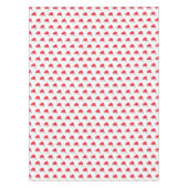 サンタハットクリスマスウィンターレッドレトロヴィンテージ テーブルクロス (正面)